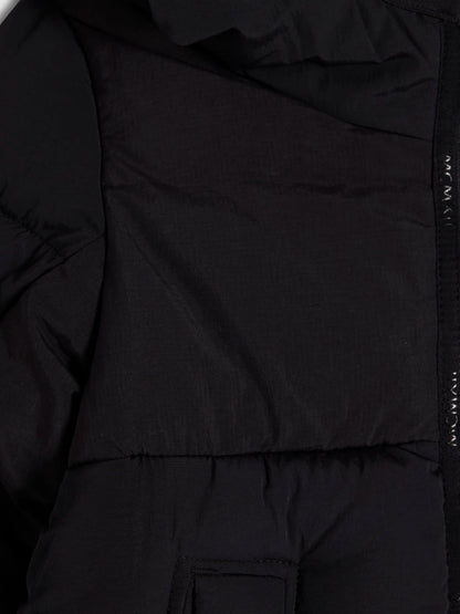 Dsiney Kidz - River Island Black Padded Hooded Jacket image 4