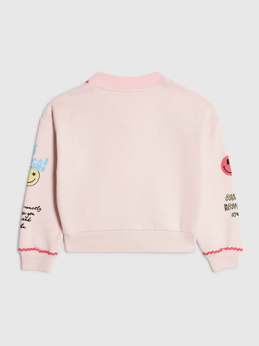 Dsiney Kidz - River Island Pink Love Icon Cardigan image 2