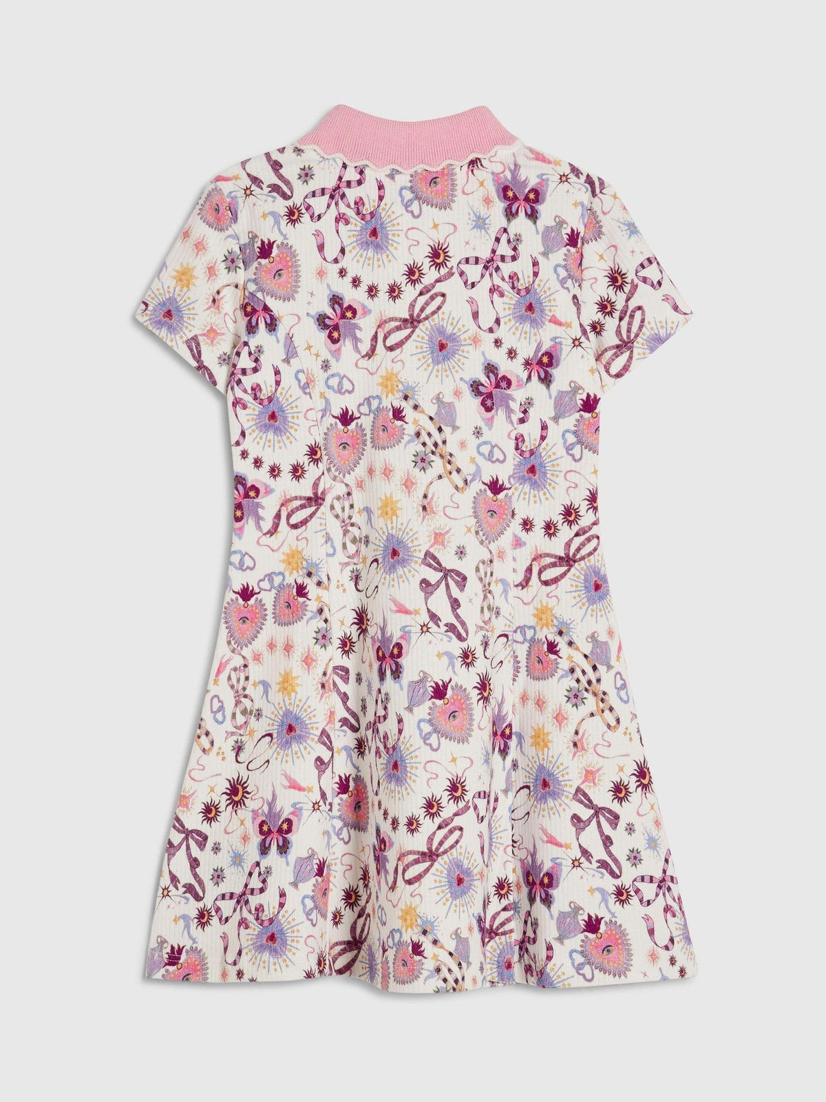 Dsiney Kidz - River Island Cream Bow Polo Dress image 2