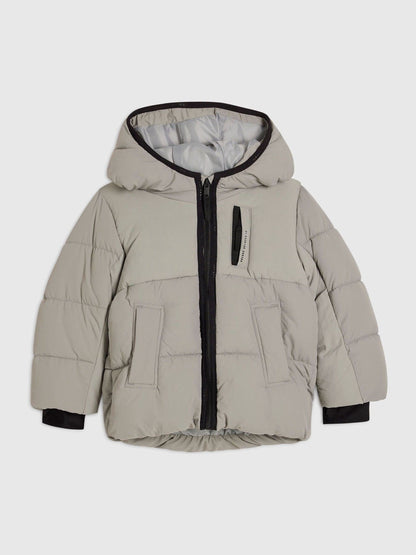 Dsiney Kidz - River Island Grey Padded Hooded Jacket image 1