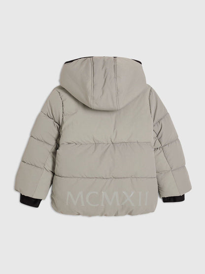 Dsiney Kidz - River Island Grey Padded Hooded Jacket image 2