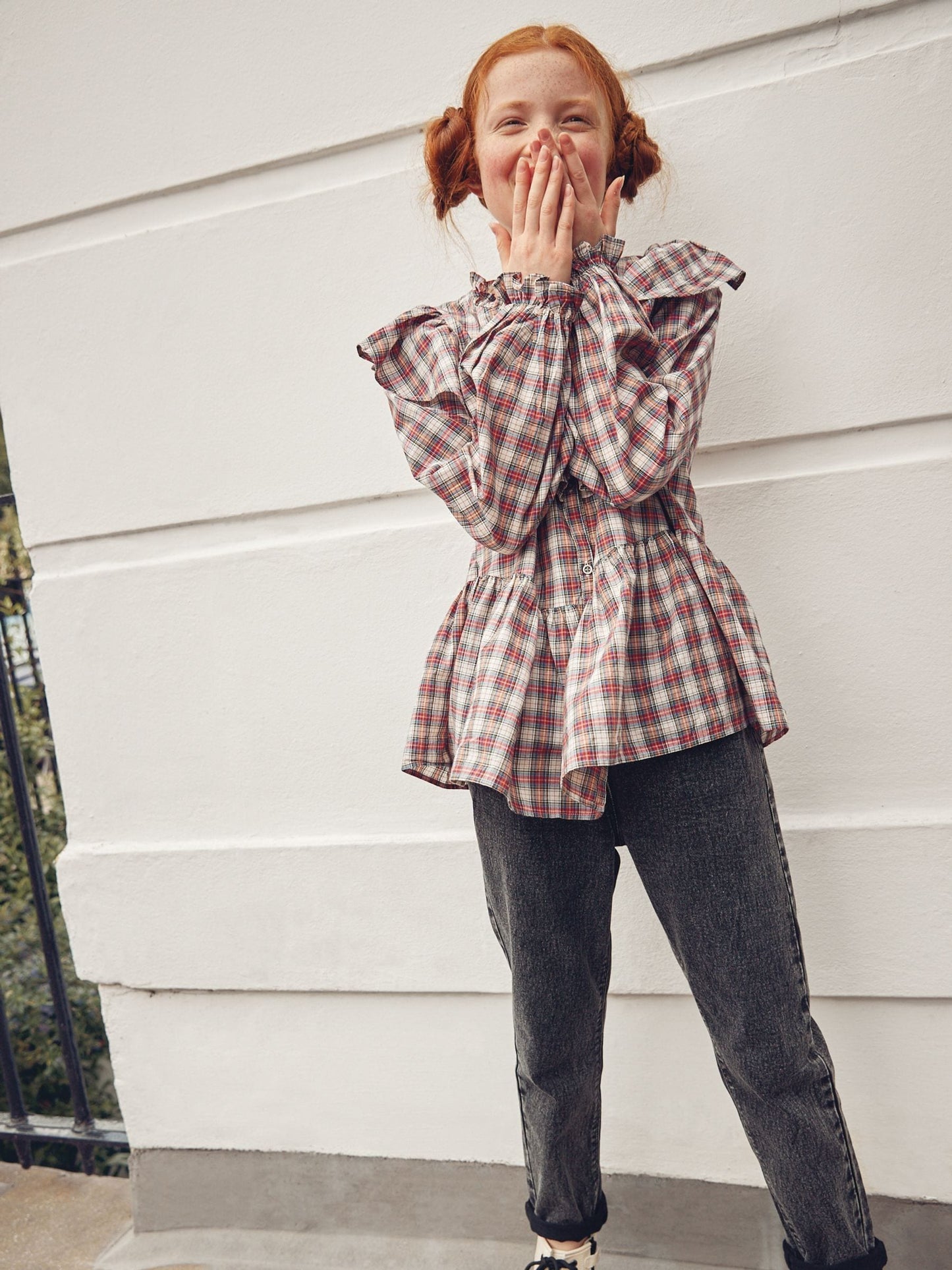 Dsiney Kidz - Grey Denim Mom 100% Cotton Jeans (3-16yrs) image 2