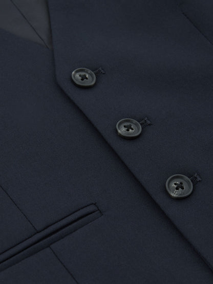 Reiss Navy Hope 3-9 yrs Wool Blend Waistcoat image 6