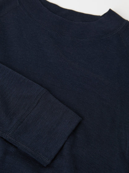Dsiney Kidz - Polarn O. Pyret Blue Merino Wool Top image 3