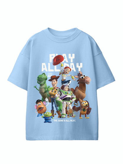Rags & Rascals Blue Disney Toy Story Play All Day T-Shirt - image 1