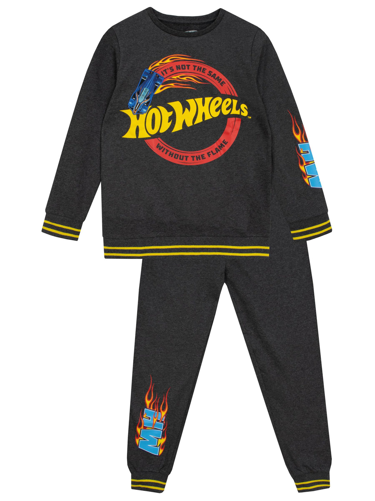 Character Grey Hot Wheels Sweatshirt And Joggers Set - image 1