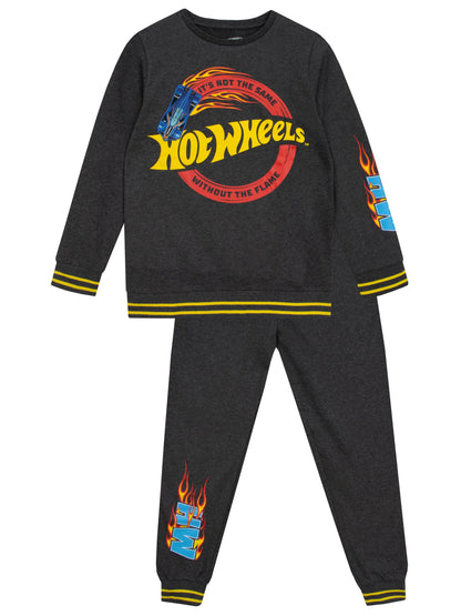 Character Grey Hot Wheels Sweatshirt And Joggers Set - image 1