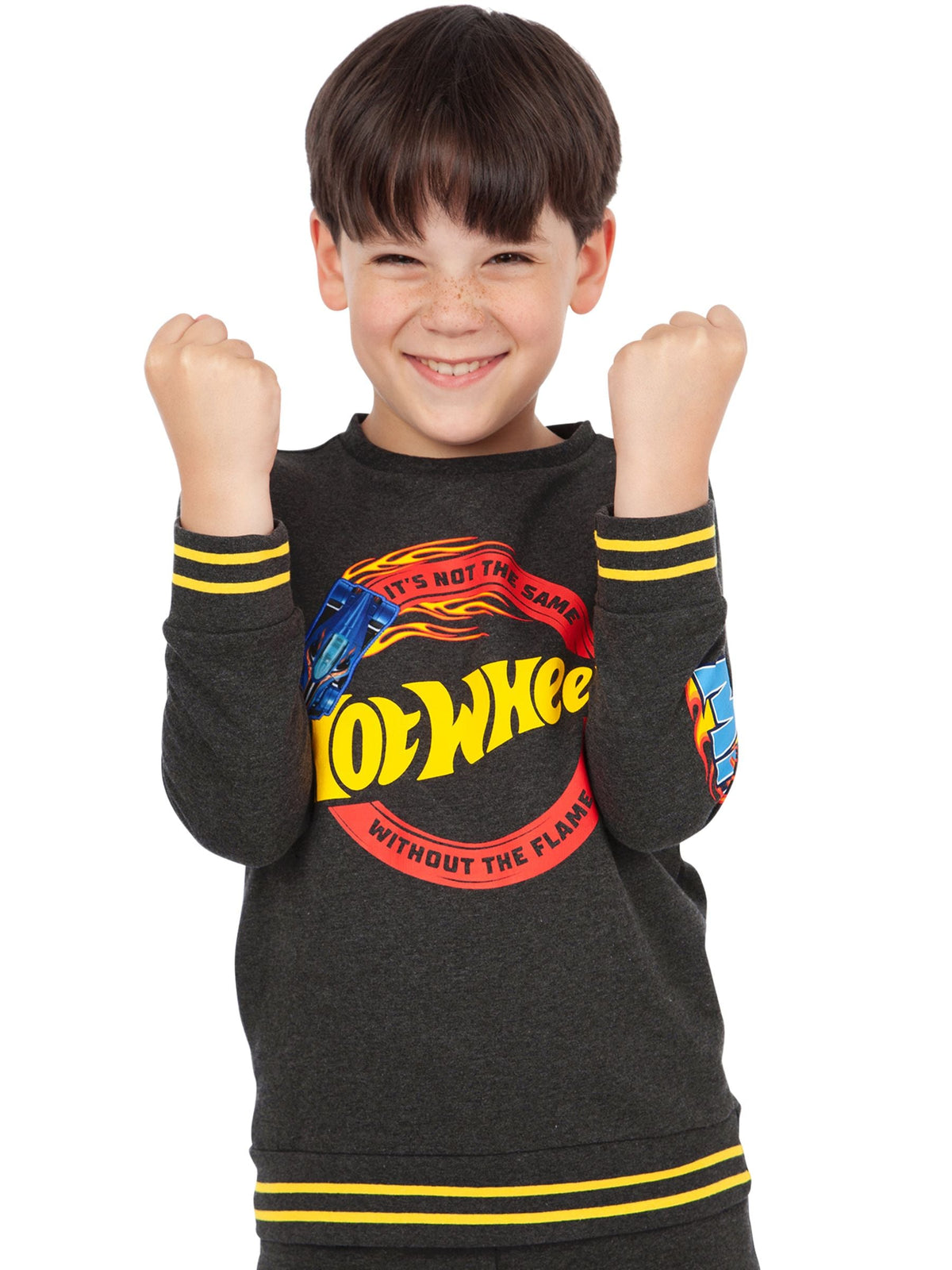 Character Grey Hot Wheels Sweatshirt And Joggers Set - image 5