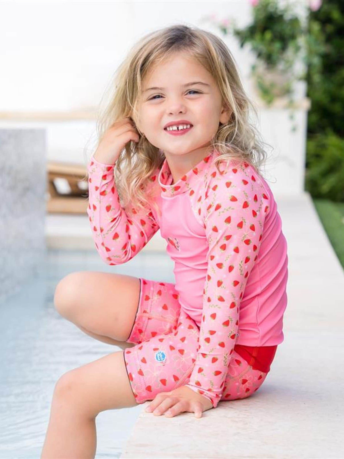 Dsiney Kidz - Splash About Pink Long Sleeved Rash Vest image 1