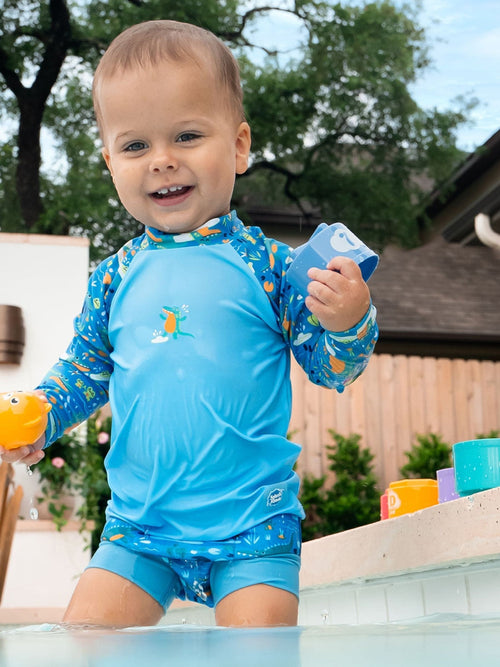 Dsiney Kidz - Splash About Blue Long Sleeved Rash Vest image 1