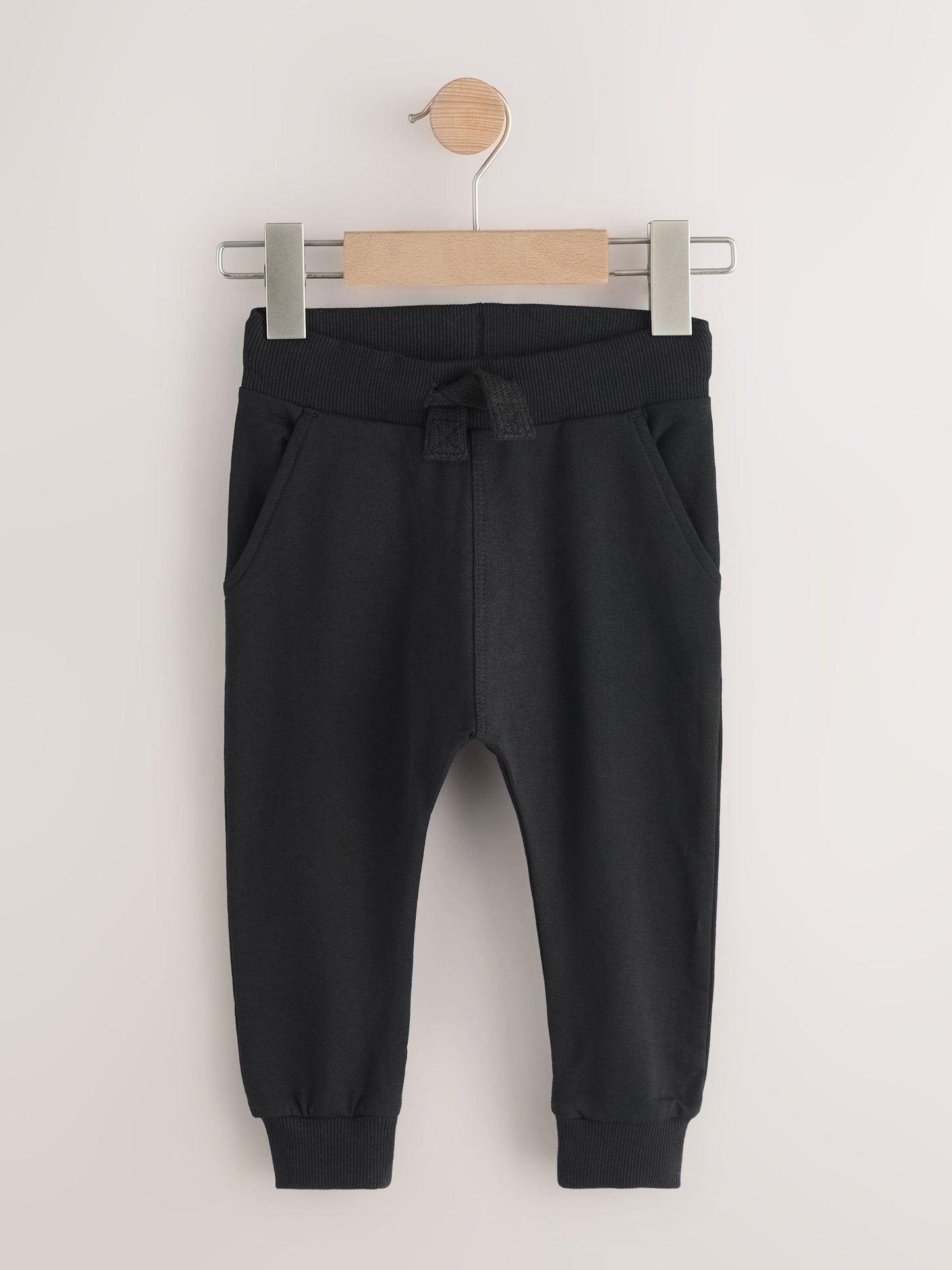 Grey/Black/Green Skinny Fit Joggers 5 Pack (3mths-7yrs) image 3