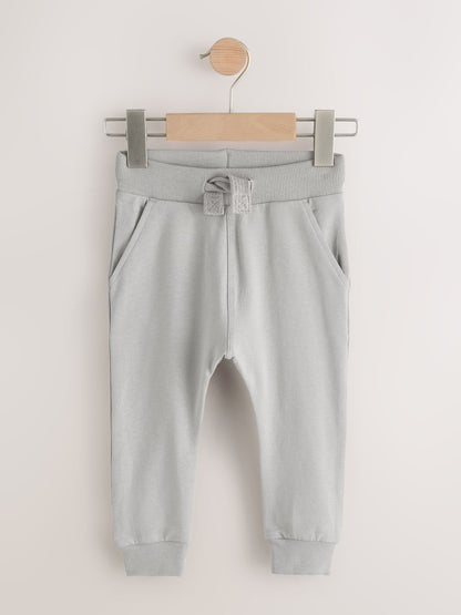 Grey/Black/Green Skinny Fit Joggers 5 Pack (3mths-7yrs) image 4