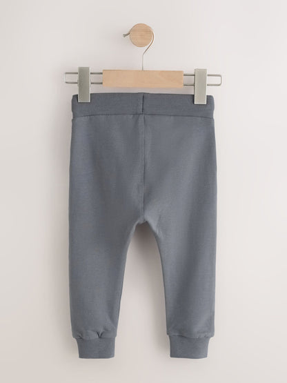 Grey/Black/Green Skinny Fit Joggers 5 Pack (3mths-7yrs) image 7