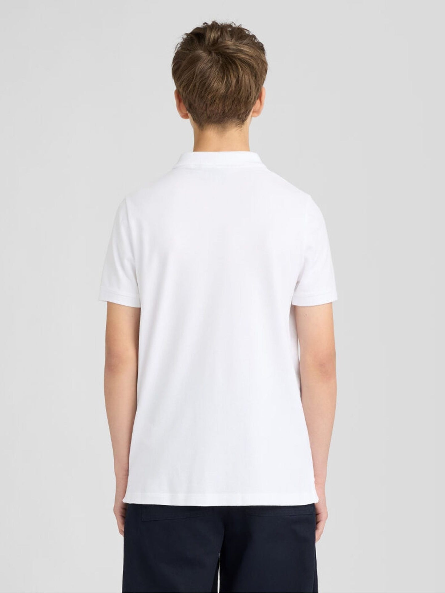 Dsiney Kidz - Lyle & Scott White Plain Polo T-Shirt image 4