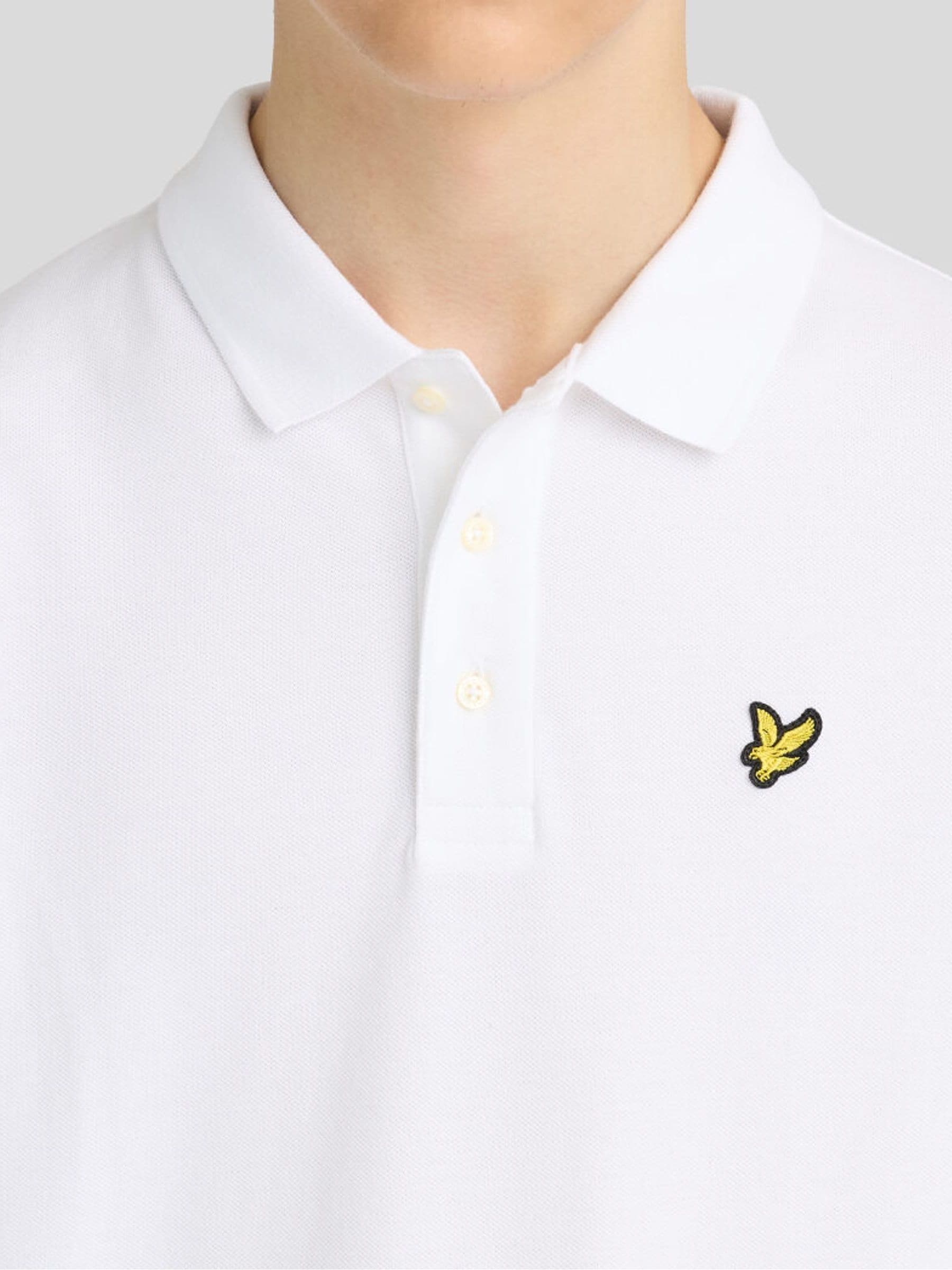 Dsiney Kidz - Lyle & Scott White Plain Polo T-Shirt image 5