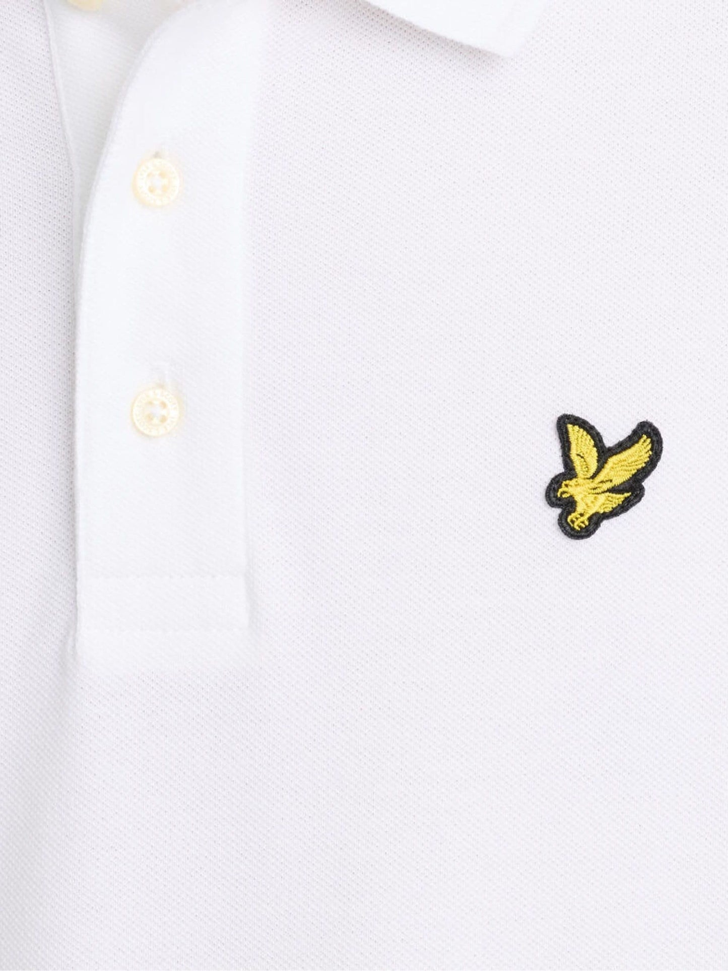 Dsiney Kidz - Lyle & Scott White Plain Polo T-Shirt image 6