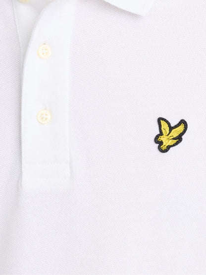 Dsiney Kidz - Lyle & Scott White Plain Polo T-Shirt image 6