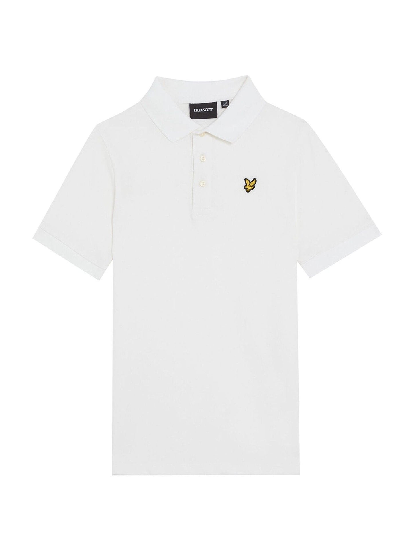 Dsiney Kidz - Lyle & Scott White Plain Polo T-Shirt image 7