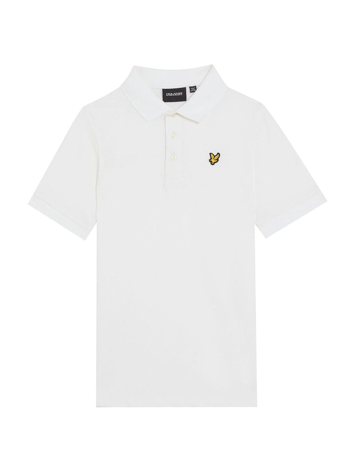 Dsiney Kidz - Lyle & Scott White Plain Polo T-Shirt image 7