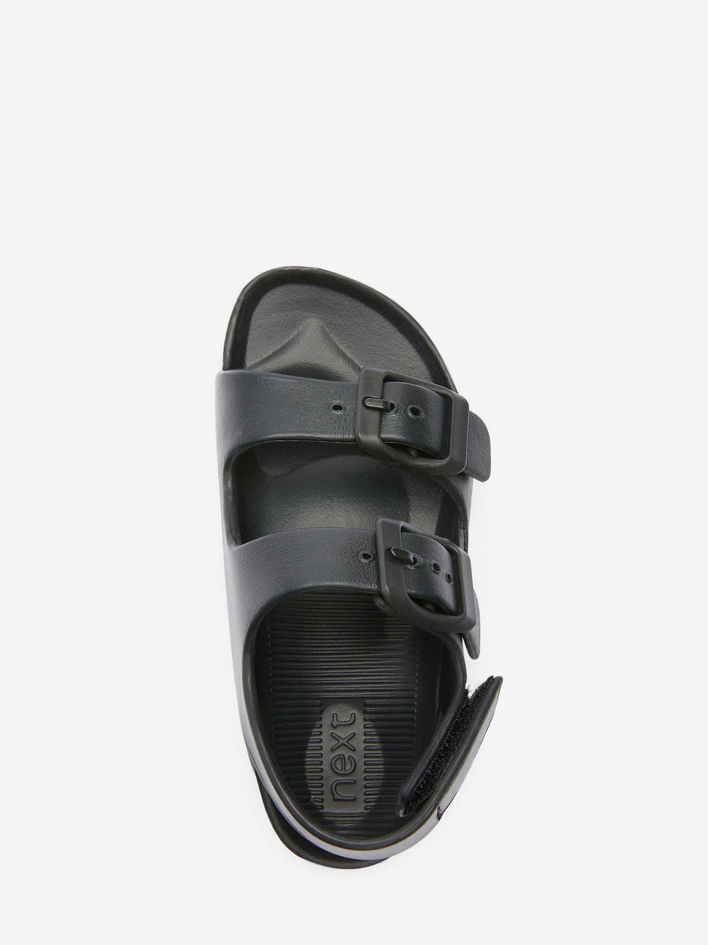 Black Double Buckle Ankle Strap EVA Sandals