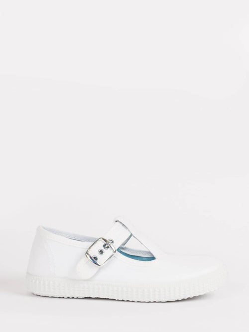 White Nantucket Canvas Shoes image 1