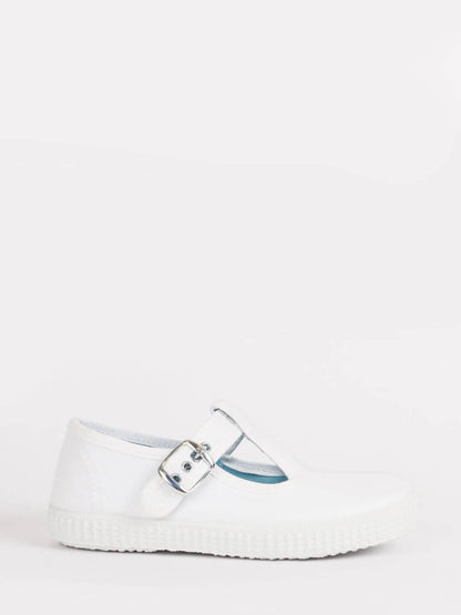 White Nantucket Canvas Shoes image 1