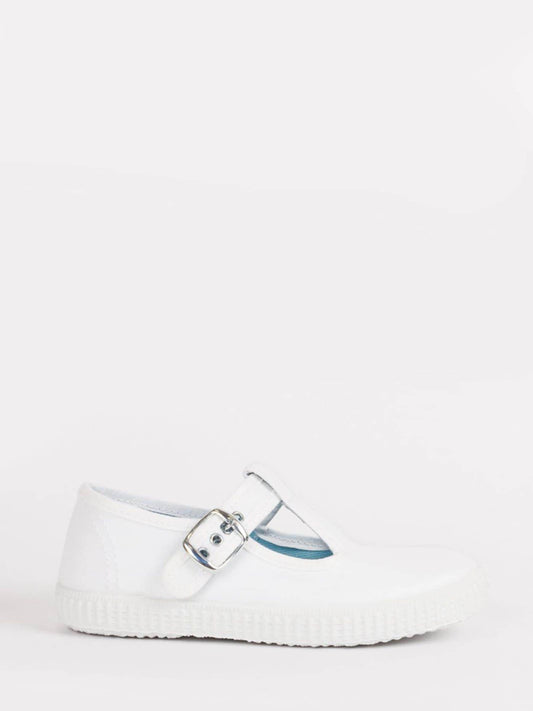 White Nantucket Canvas Shoes image 1
