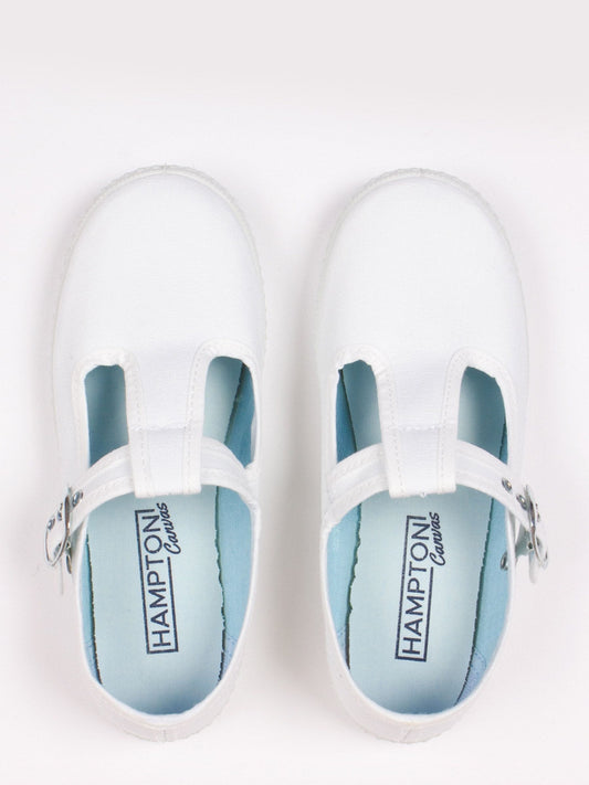 White Nantucket Canvas Shoes image 2