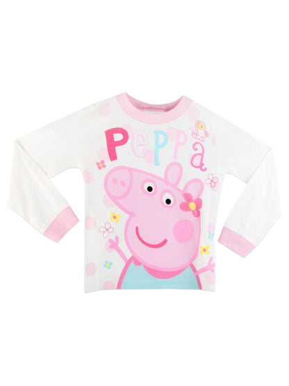Character Pink Floral Peppa Pig 100% Cotton Pyjamas - image 2