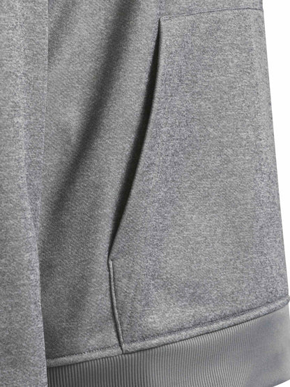 Dsiney Kidz - adidas Golf Grey Unisex Club Crest Logo Hoodie image 4