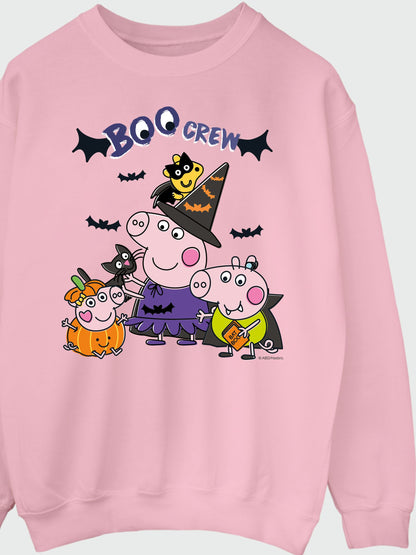 Rags & Rascals Pink Hasbro Peppa Pig Boo Crew Halloween Sweatshirt - image 3