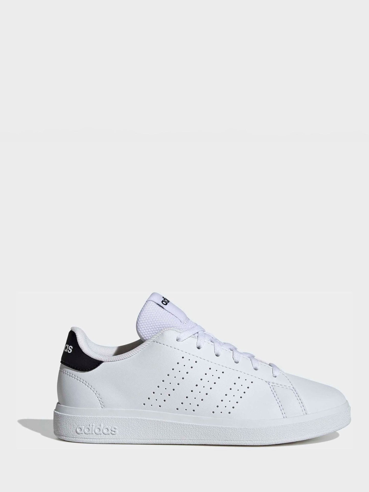 adidas White Advantage Base Shoes image 2