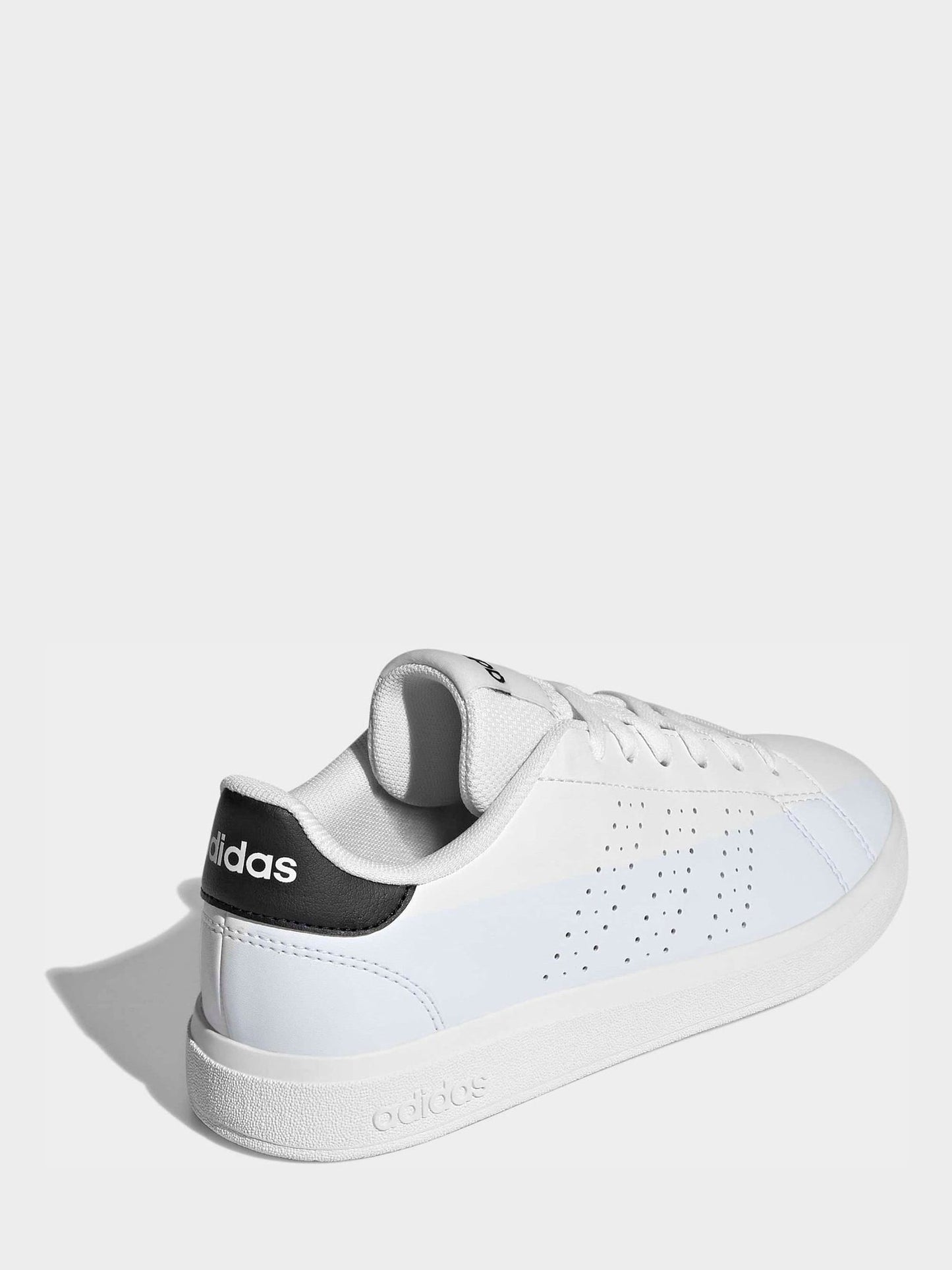 adidas White Advantage Base Shoes image 4