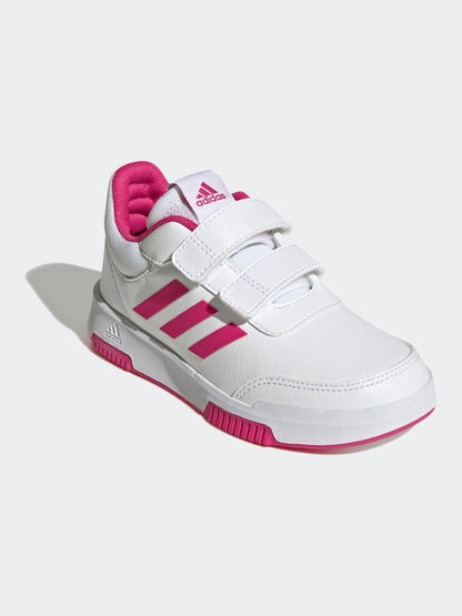 adidas White Tensaur Hook And Loop Shoes image 1