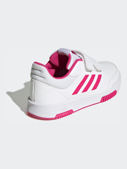 adidas White Tensaur Hook And Loop Shoes image 2
