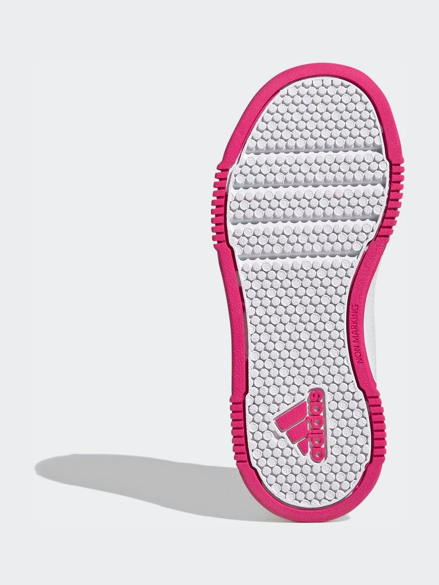 adidas White Tensaur Hook And Loop Shoes image 8