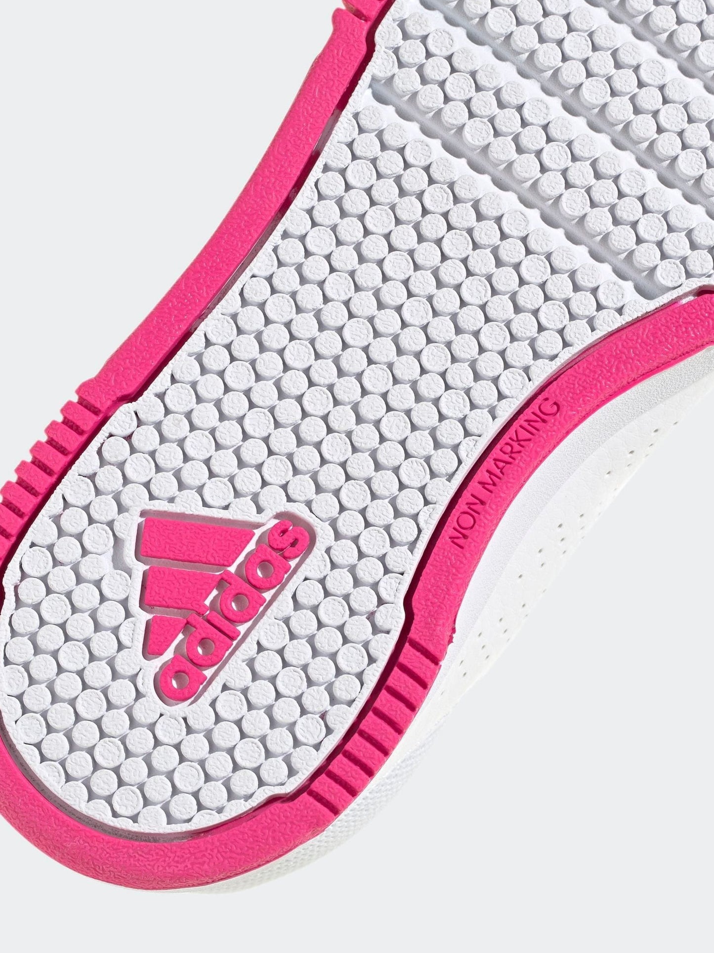 adidas White Tensaur Hook And Loop Shoes image 9