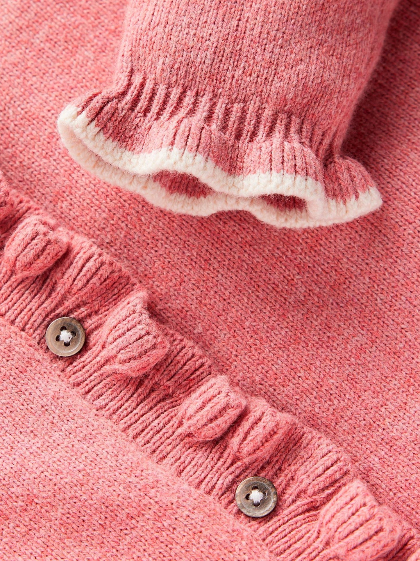 Dsiney Kidz - Boden Pink Everyday Frilled Cardigan image 5