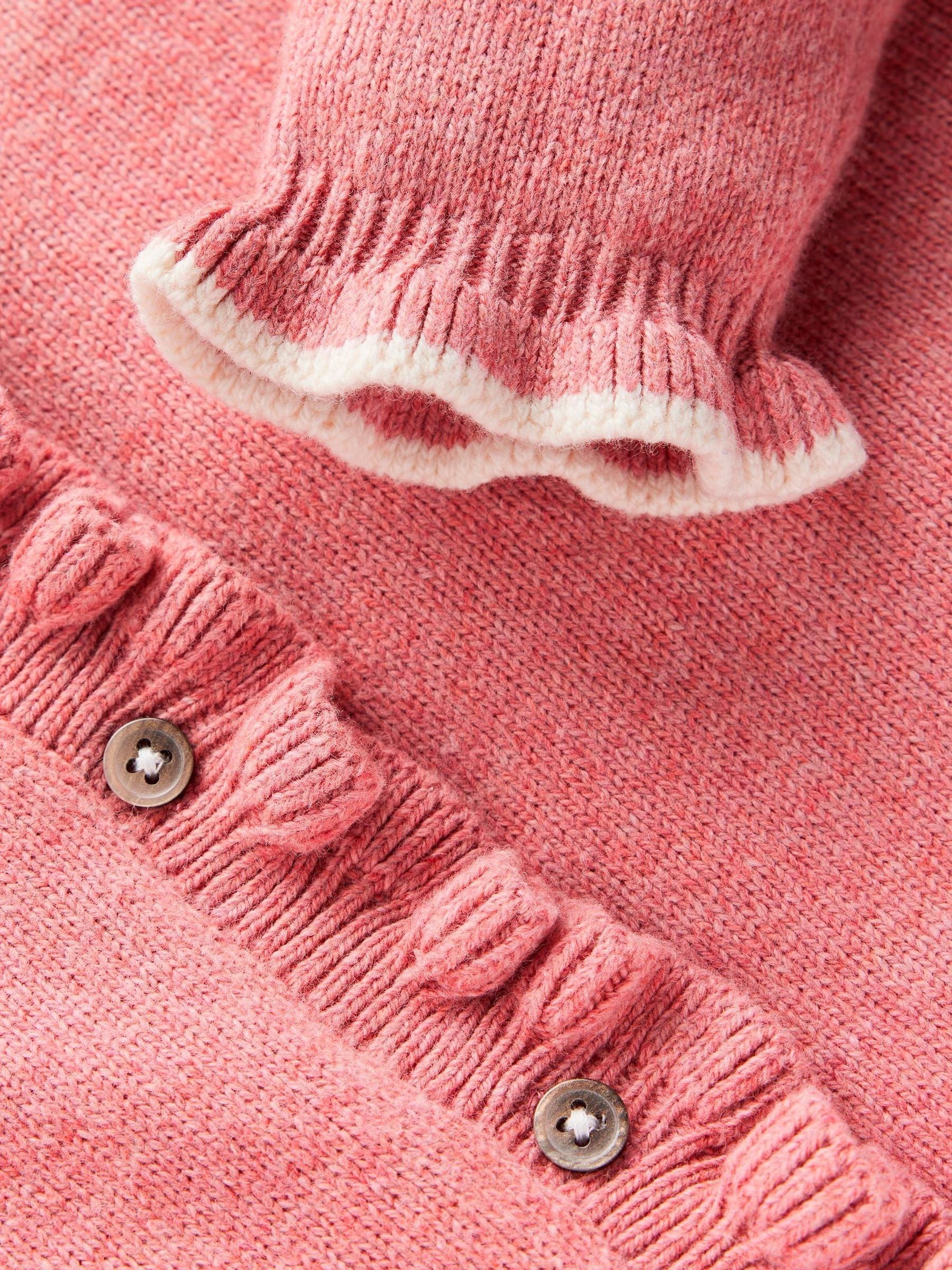 Dsiney Kidz - Boden Pink Everyday Frilled Cardigan image 5