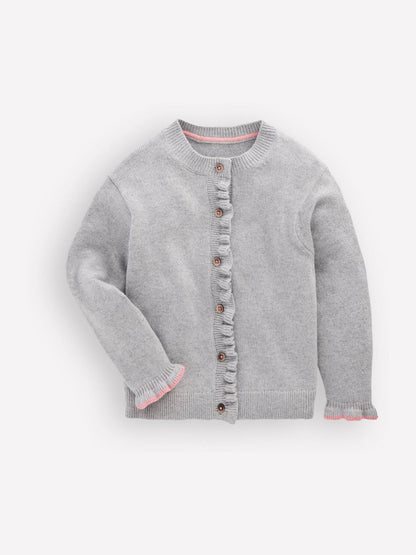 Dsiney Kidz - Boden Grey Everyday Frilled Cardigan image 3