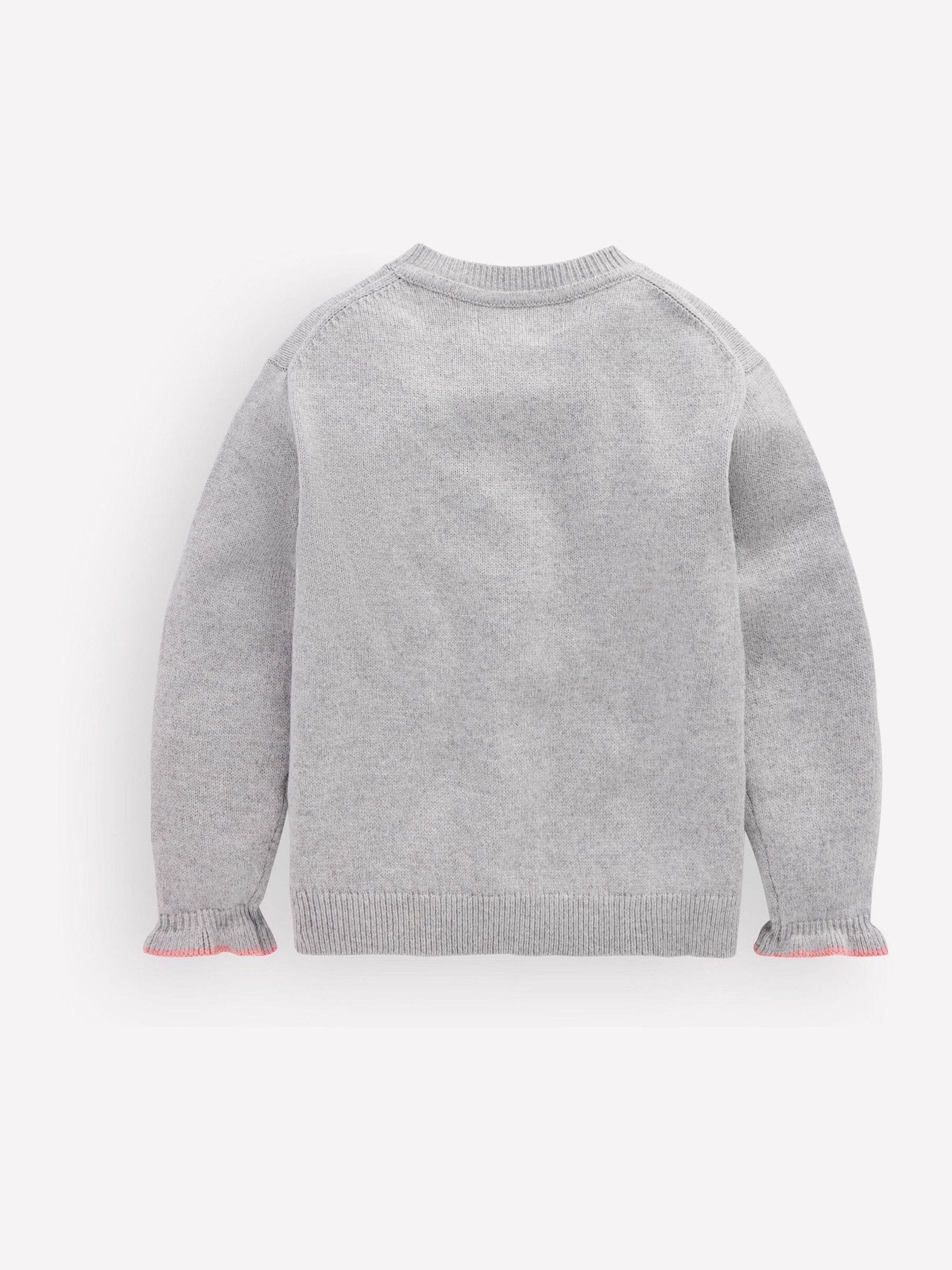 Dsiney Kidz - Boden Grey Everyday Frilled Cardigan image 4