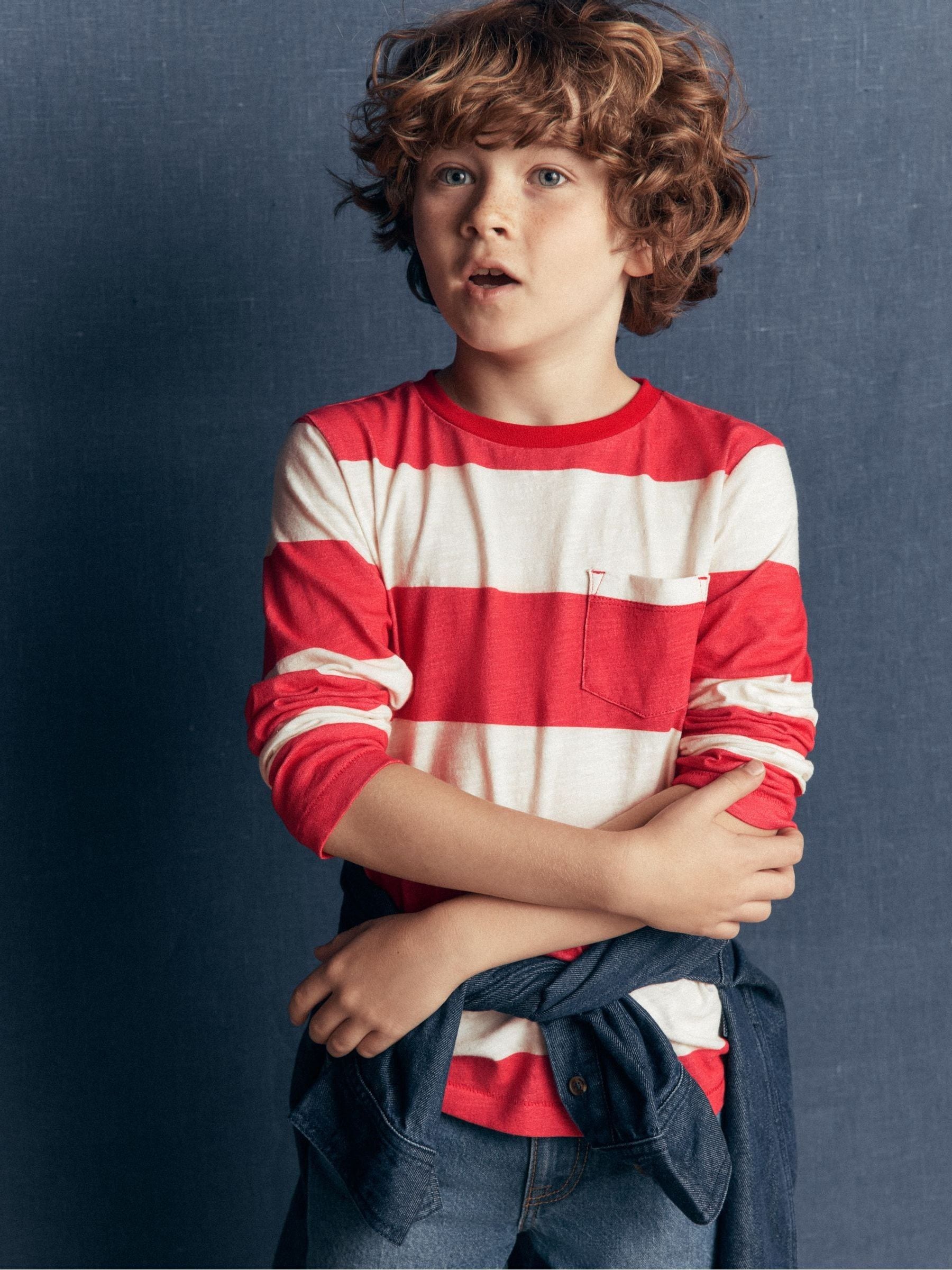 Dsiney Kidz - Boden Red Everyday Long Sleeve T-Shirt image 1