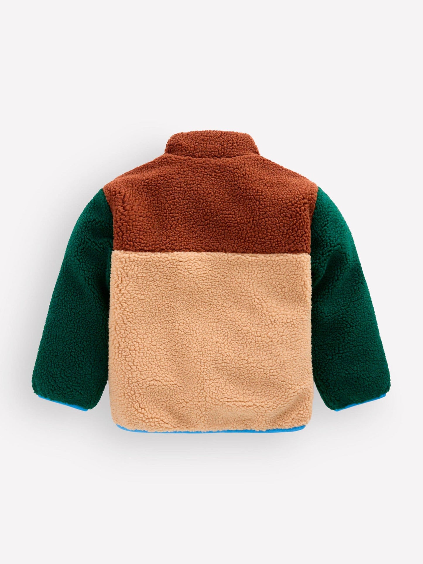 Dsiney Kidz - Boden Natural Cosy Colour Block Borg Jacket image 2