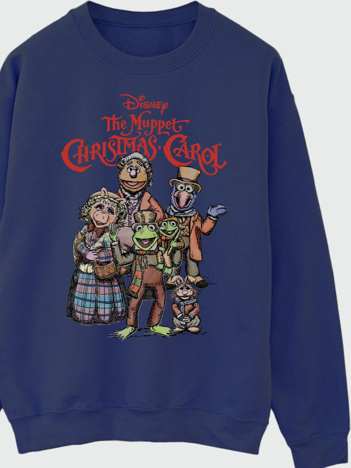 Brands In Blue Disney Muppets Christmas Carol Sweatshirt - image 3