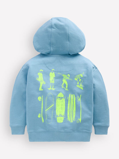 Dsiney Kidz - Boden Blue Front & Back Zip-Up Hoodie image 2