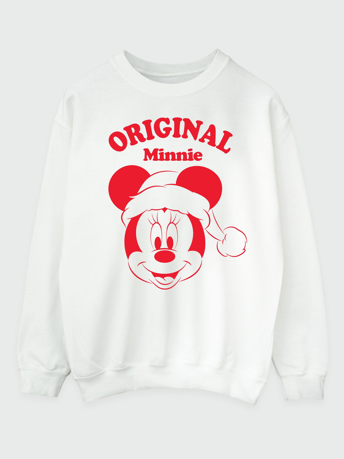 Brands In White Disney Minnie Mouse Original Christmas Sweatshirt - image 2