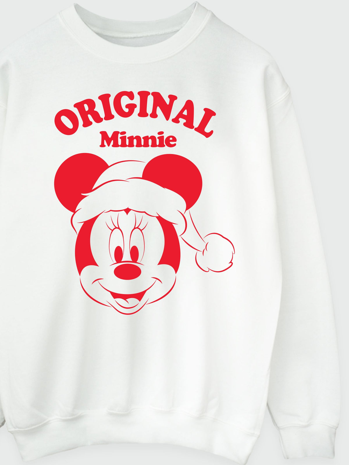 Brands In White Disney Minnie Mouse Original Christmas Sweatshirt - image 3