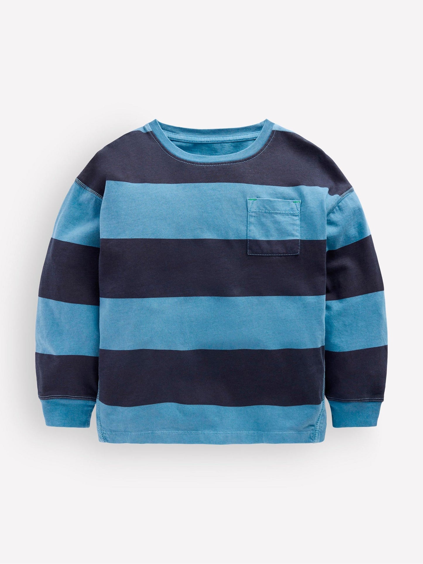 Dsiney Kidz - Boden Blue Long Sleeve Garment Dye T-Shirt image 4