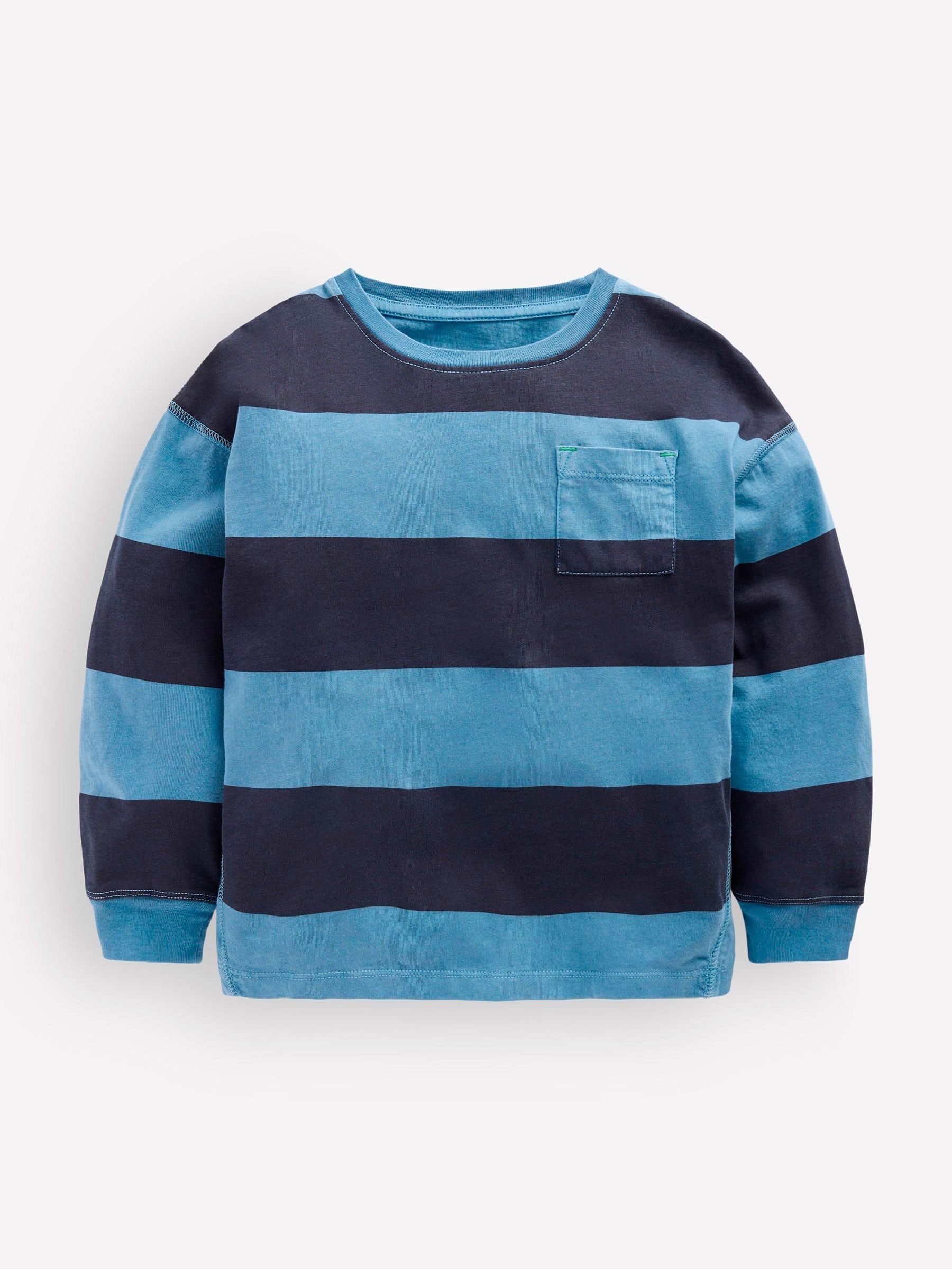 Dsiney Kidz - Boden Blue Long Sleeve Garment Dye T-Shirt image 4