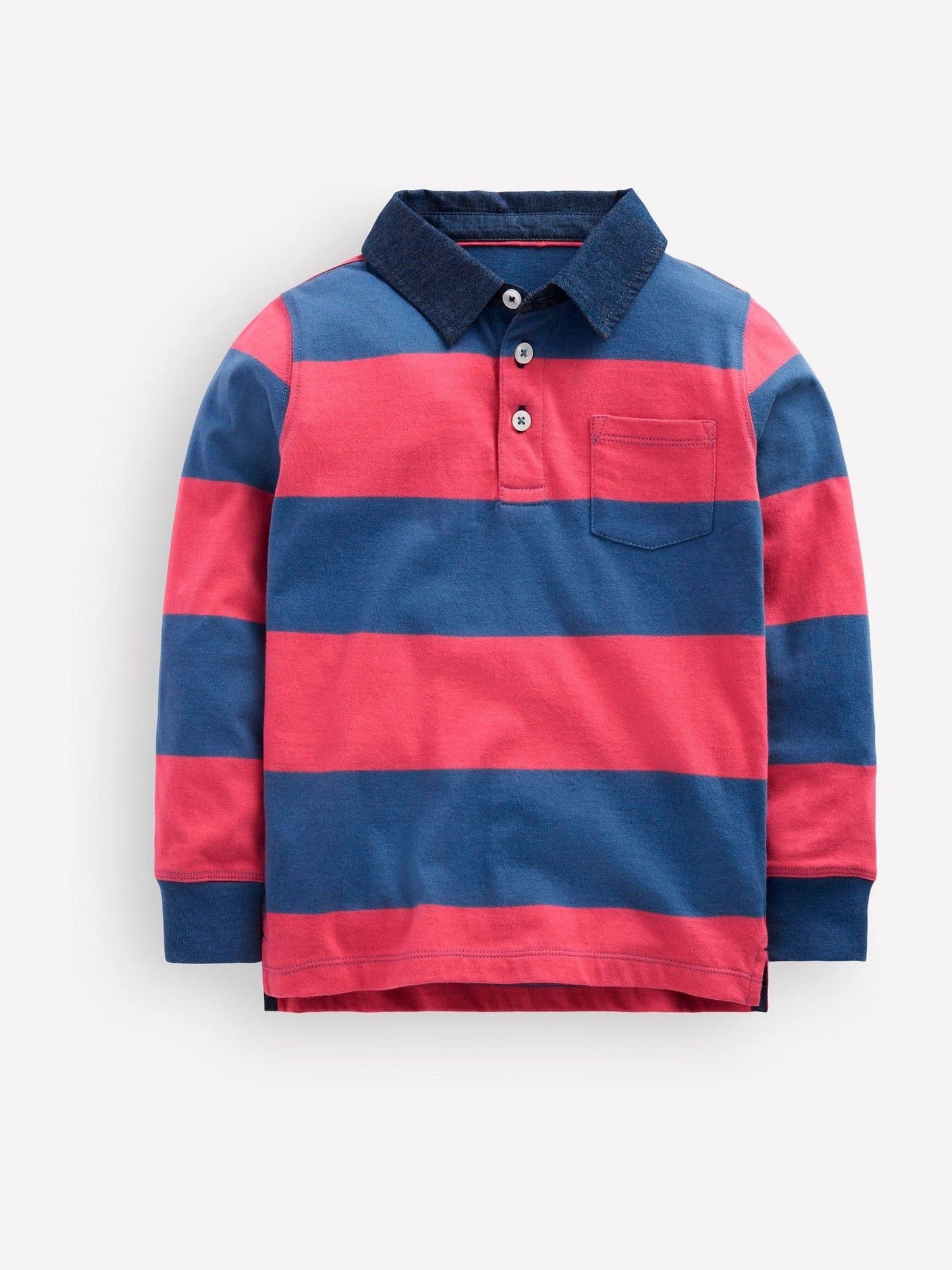 Dsiney Kidz - Boden Red Long Sleeve Smart Polo Shirt image 2